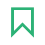 Green Bookmark Icon